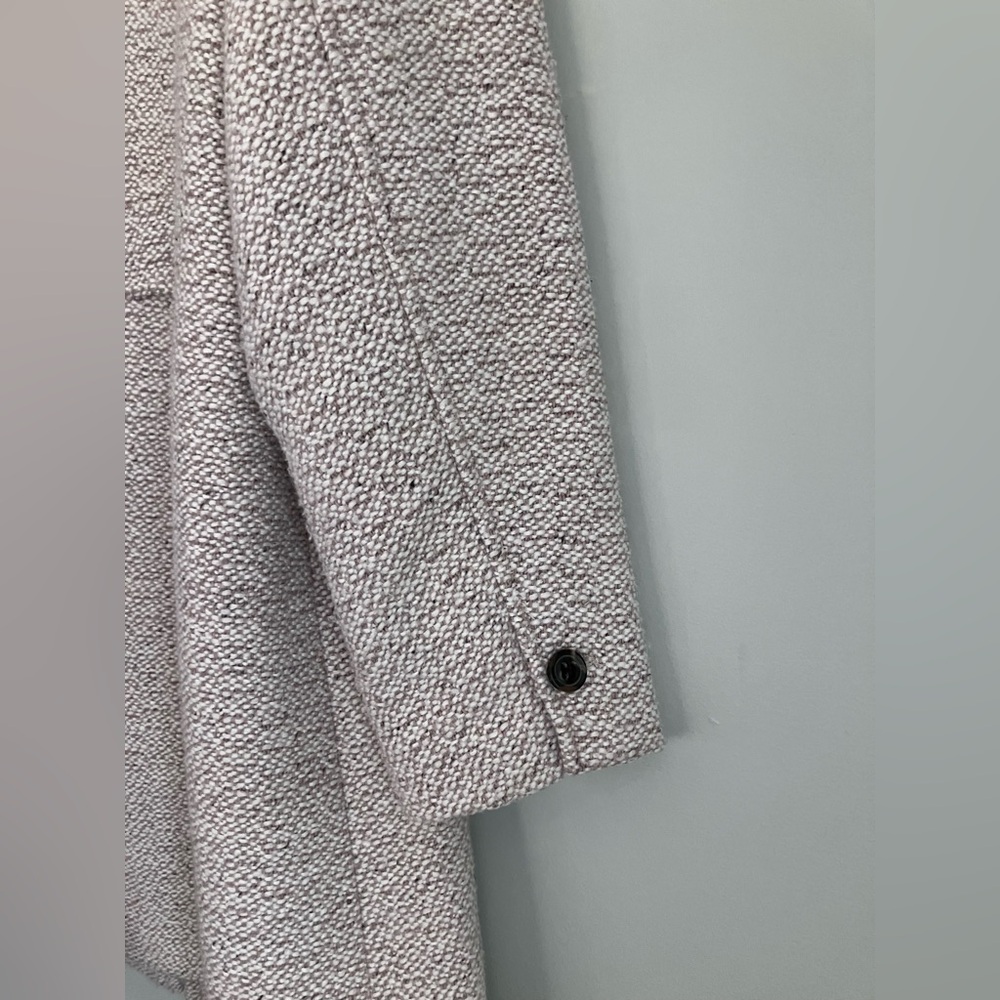 GALLERY New York Cream & Tan Tweed Coat Size 1X - Picture 8 of 14